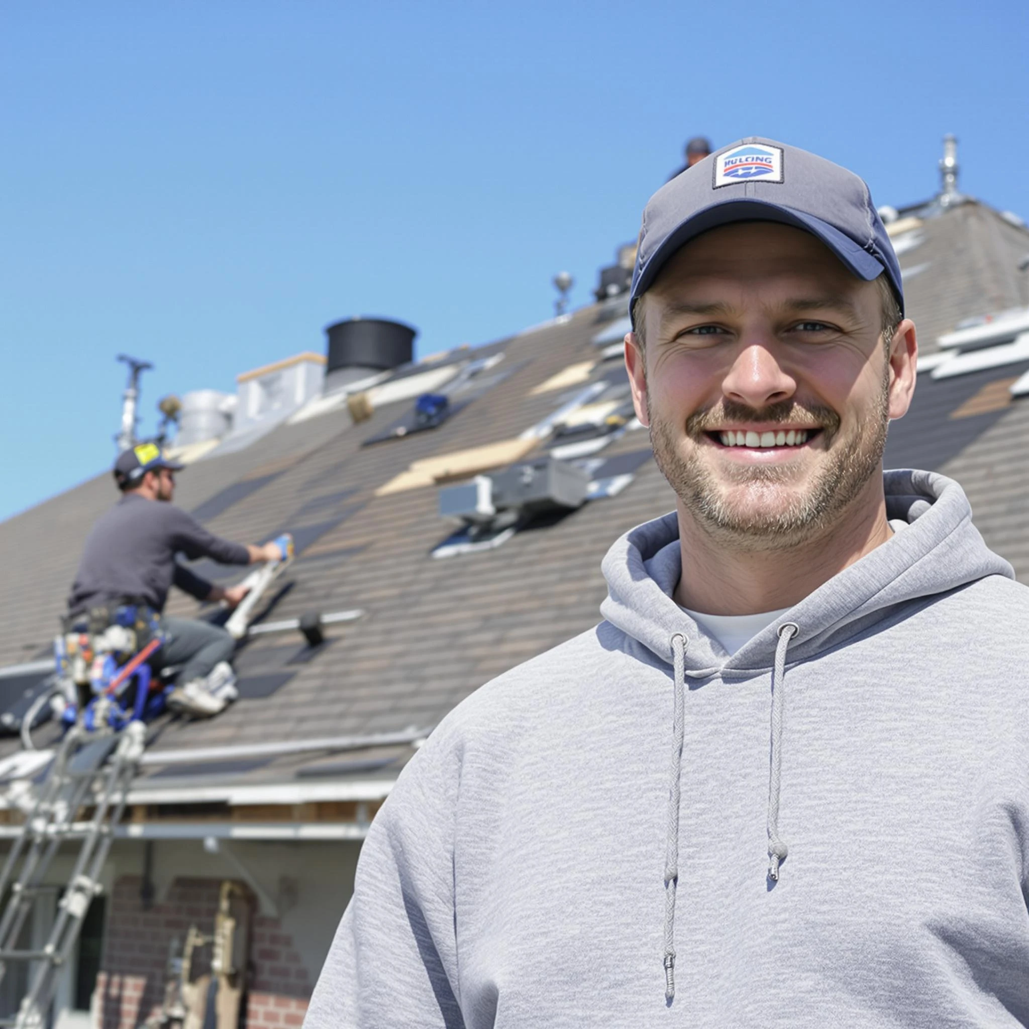 The Brook Park Roofing Company team.